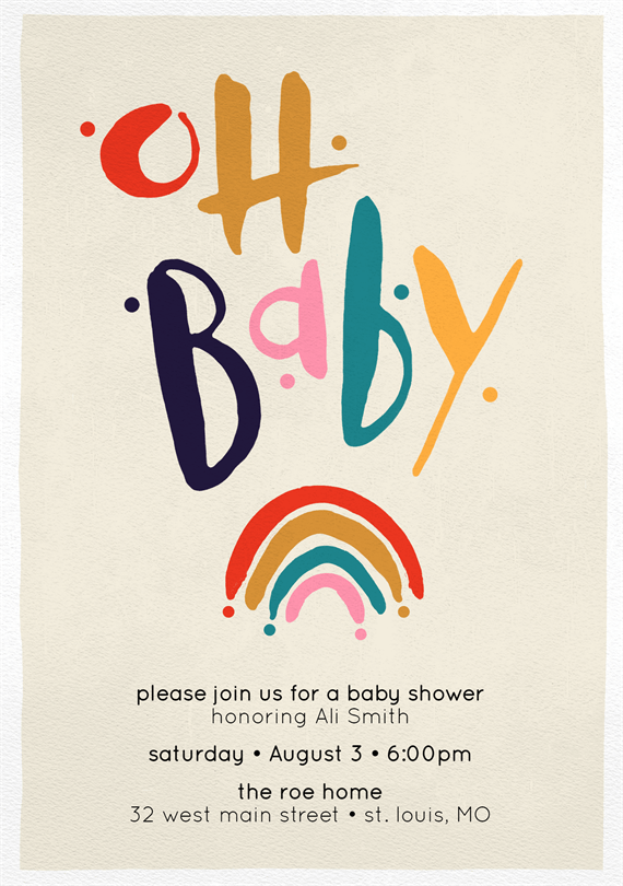 Email Online Baby Shower Invitations That Wow Greenvelope Com