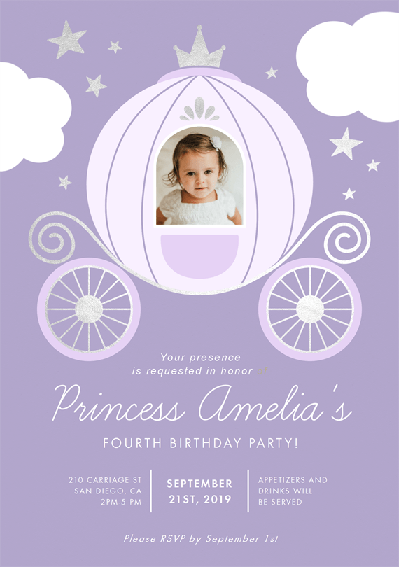 Free Free 230 Princess Carriage Invitation Template SVG PNG EPS DXF File