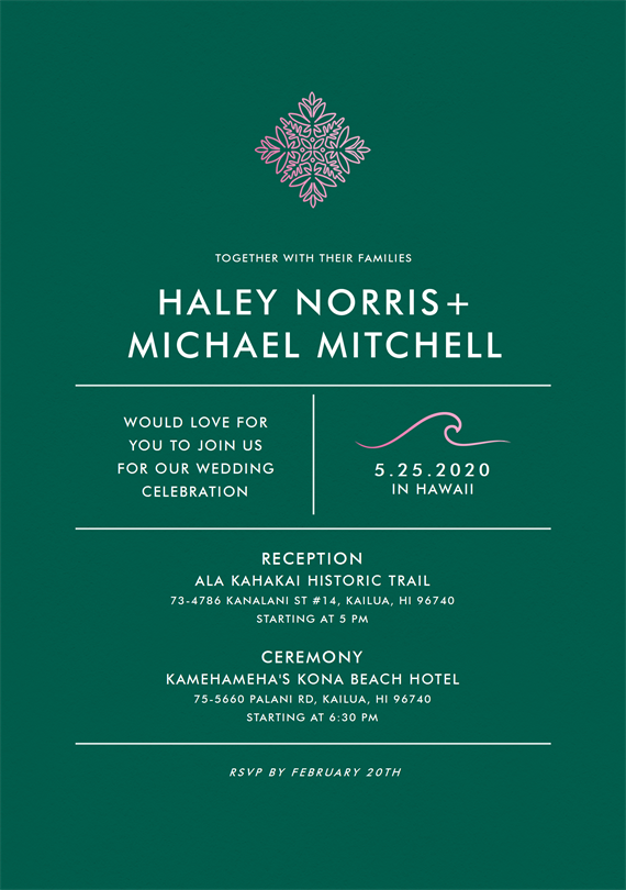 Email Online Wedding Invitations That Wow Greenvelope Com