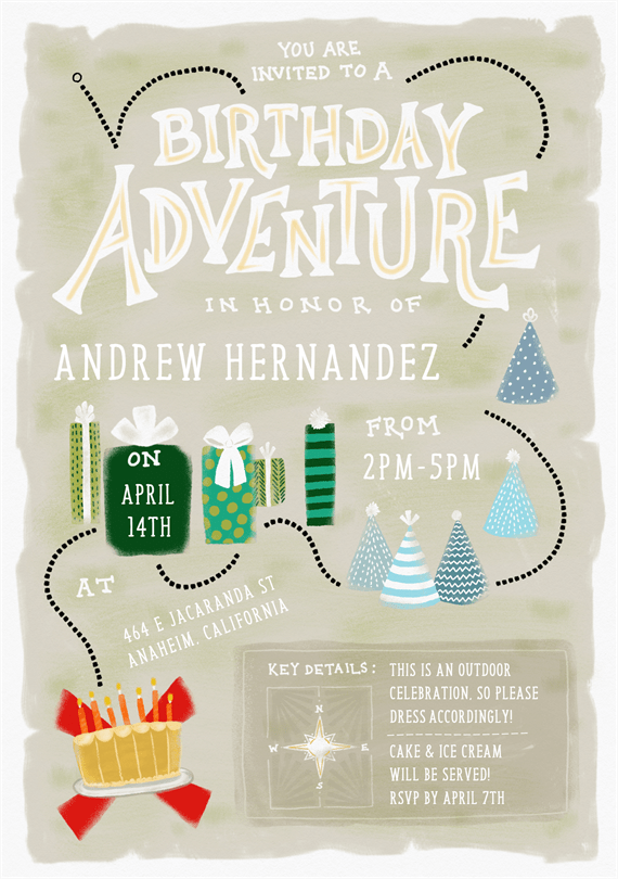 Birthday Party Invitations Greenvelope Com