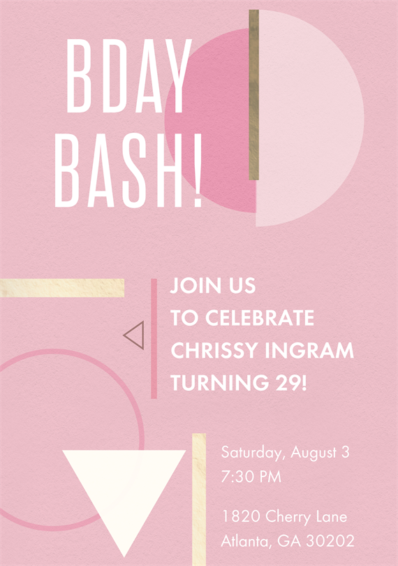 Bauhaus Inspired Invitations Greenvelope Com