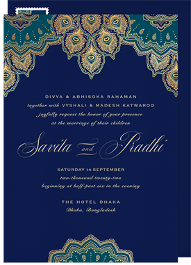 Exquisite Peacock Invitations Greenvelope Com