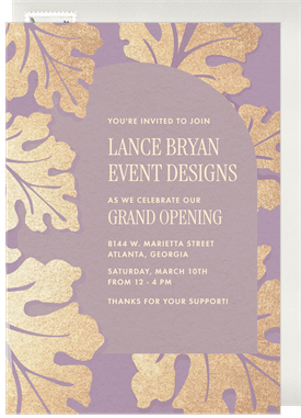 Grand Opening Ribbon Cutting Invitation Design Template High-Res