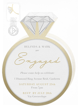 'Put A Ring On It' Party Invitation