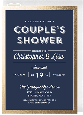 'Couples Celebration' Party Invitation