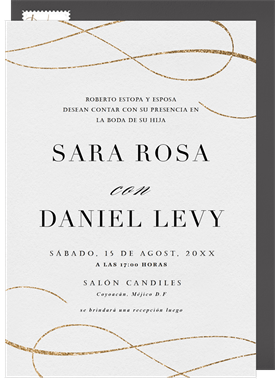 'Elegant Embellishment' Wedding Invitation