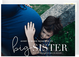 'Big Sibling' Pregnancy Announcement