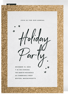 'Festive Frame' Holiday Party Invitation