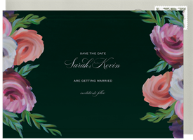 'Brushstroke Bouquet' Wedding Save the Date