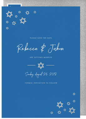 'Simply Stars' Wedding Save the Date