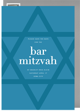 'Modern Mitzvah' Bar Mitzvah Save the Date