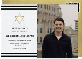 'Timeless Star' Bar Mitzvah Save the Date