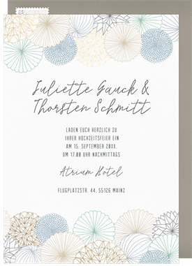 'Festive Bohemian' Wedding Invitation