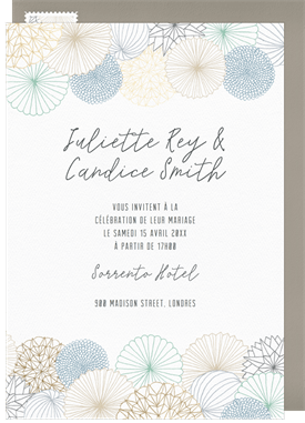 'Festive Bohemian' Wedding Invitation