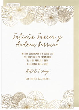 'Festive Bohemian' Wedding Invitation