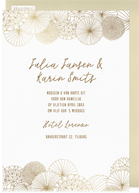 'Festive Bohemian' Wedding Invitation