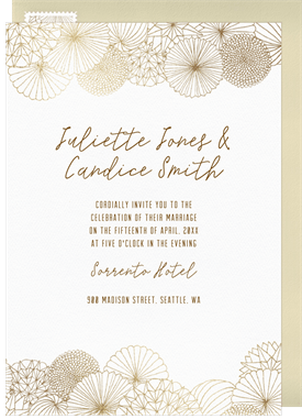 'Festive Bohemian' Wedding Invitation