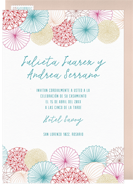 'Festive Bohemian' Wedding Invitation