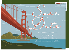 'Golden Gate' Wedding Save the Date