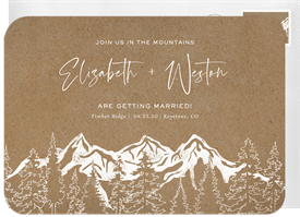 'Rocky Mountain' Wedding Save the Date