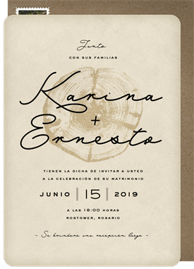 'Sequoia' Wedding Invitation