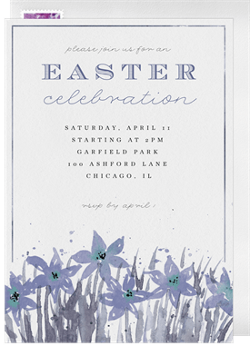 'Dandy Daffodils' Easter Invitation