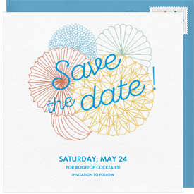 'Let's Get a Drink!' Entertaining Save the Date