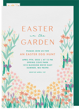 'Lovely Meadow' Easter Invitation