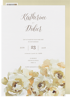 'Modern Romance' Wedding Invitation