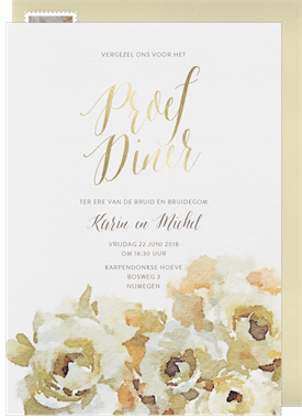 'Modern Romance' Rehearsal Dinner Invitation