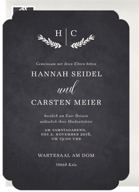 'Rustic Charm' Wedding Invitation