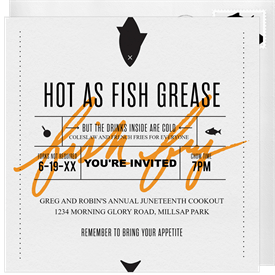 'Fish Fry' Juneteenth Invitation