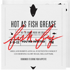 'Fish Fry' Juneteenth Invitation