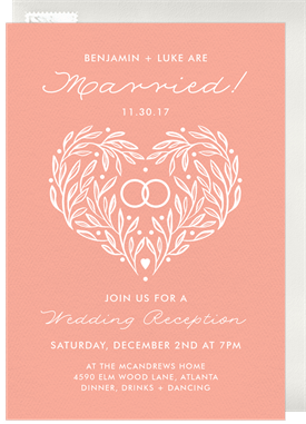 'Simple Wooded Bliss' Wedding Invitation