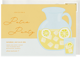 'Fresh Lemonade' Summer Party Invitation