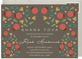 'Celebrate Rosh Hashanah' Rosh Hashanah Invitation