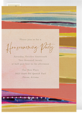 'Southwest Sunset' Housewarming Party Invitation