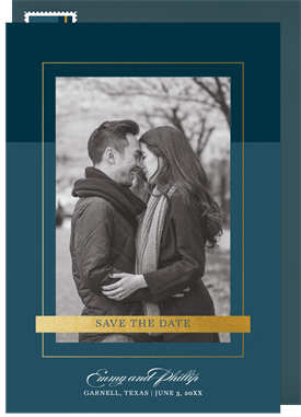 'Classic Border' Wedding Save the Date