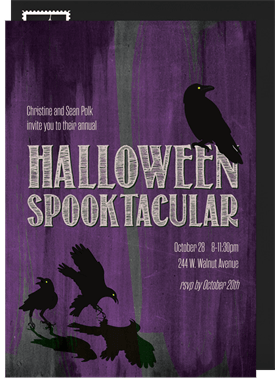 'Halloween Spooktacular' Halloween Invitation