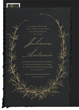 'Botanique' Wedding Invitation