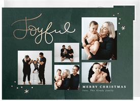 'Joyful Collage' Holiday Greetings Card