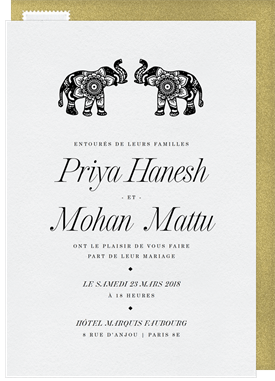 'Marvelous Mehndi' Wedding Invitation