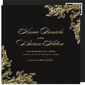 'French Filigree' Wedding Save the Date