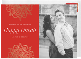 'Gilded Rangoli' Diwali Card