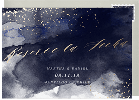 'Blended Colors' Wedding Save the Date