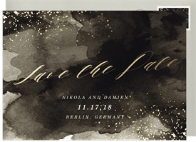 'Blended Colors' Wedding Save the Date