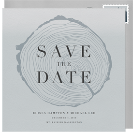'Ombre Forest' Wedding Save the Date