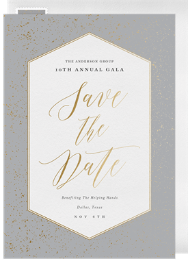 'Classic Gala' Business Save the Date