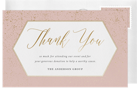 'Classic Gala' Business Thank You Note