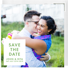 'Full Photo' Wedding Save the Date